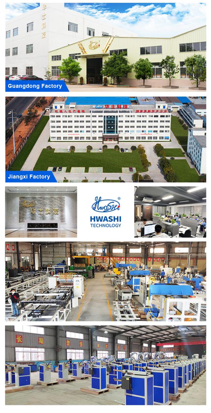 Hwashi Security Нержавеющая листовая дверная плитка Многоточечная автоматическая мобильная машина для сварки точек 9