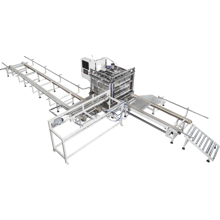 Автоматическая линейка производства IBC Grid Cage Frame, полностью автоматическая линейка испытания утечки резервуара IBC 0