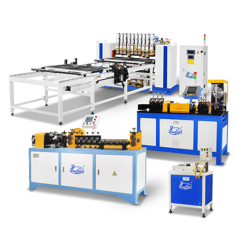 Hwashi Full Automatic Steel Wire Mesh Condenser Welding Machine Copper Buddy Tube Spot Welding Machine (Весочная машина для конденсатора стальной сетки с полной автоматизацией)