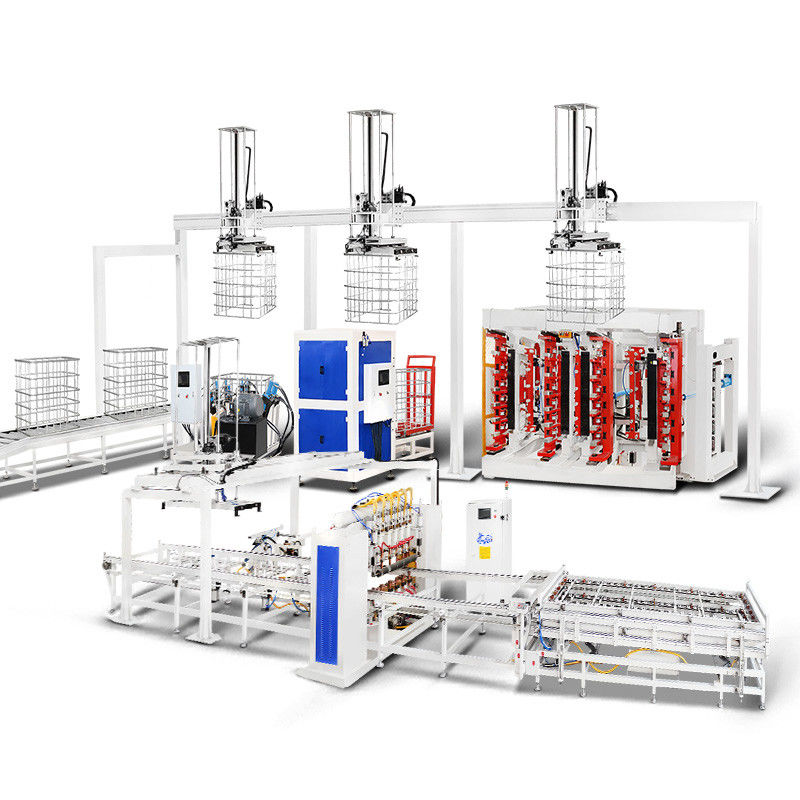 Hwashi Factory IBC Grid, IBC Cage Frame Production Line, IBC Cage Frame Locking Machine (Фабрика Хваши - IBC сеть электропередач, линия производства каркасных клеток, машина для блокировки каркасных клеток)