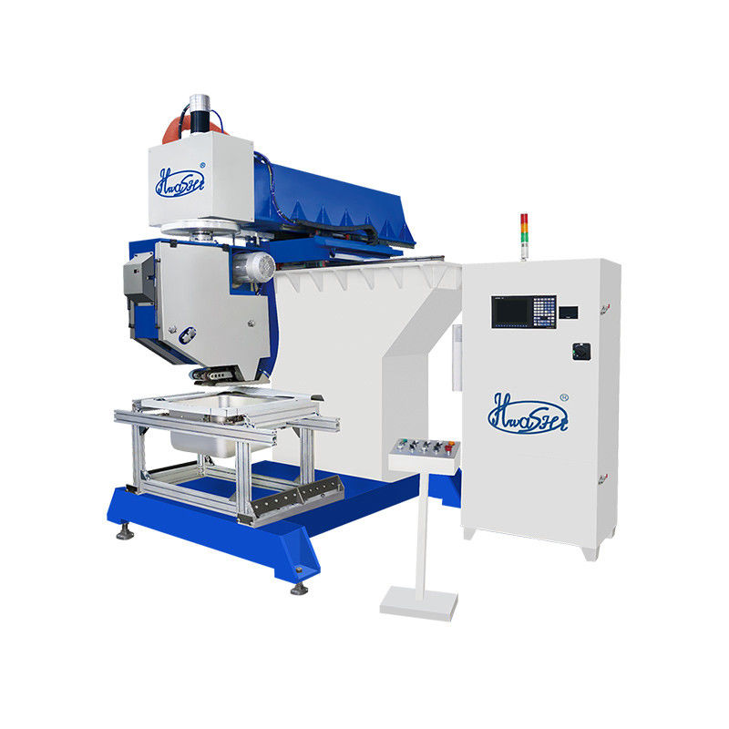Hwashi Inox SS304 Кухонная двойная раковина сварная машина и стальная CNC раковина полировальная машина шлифовка
