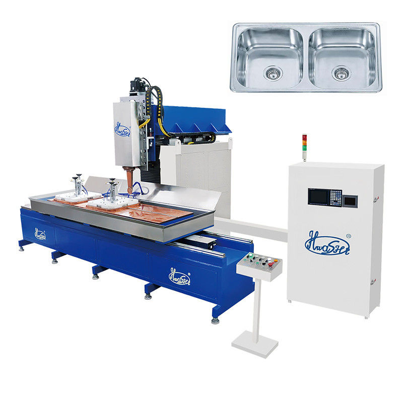 Hwashi Автоматический 304 из нержавеющей стали раковина Rolling Seam сварочная машина CNC раковина сварочная машина/подъемная кухонная раковина