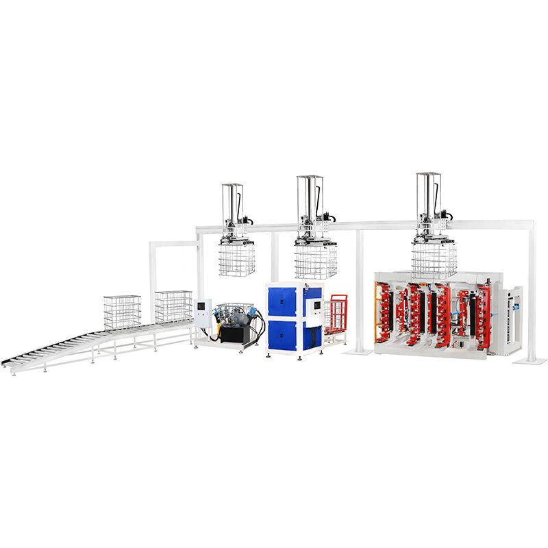 Полностью автоматизированная машина для производства клеток IBC, производительностью 80 клеток в час, прецизионное проектирование и сертификация CE/CCC
