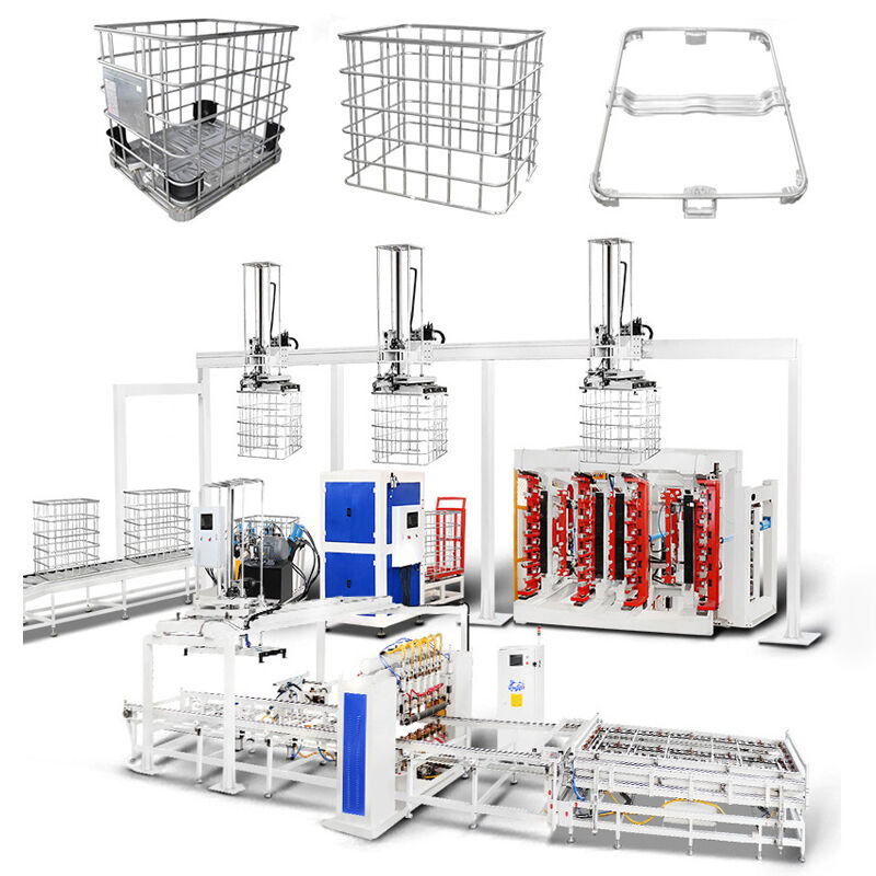 Эффективность изгиба 20-25sec IBC Tote Cage сварочная машина напряжение 380V Оптимизировано в соответствии с требованиями ваших продуктов