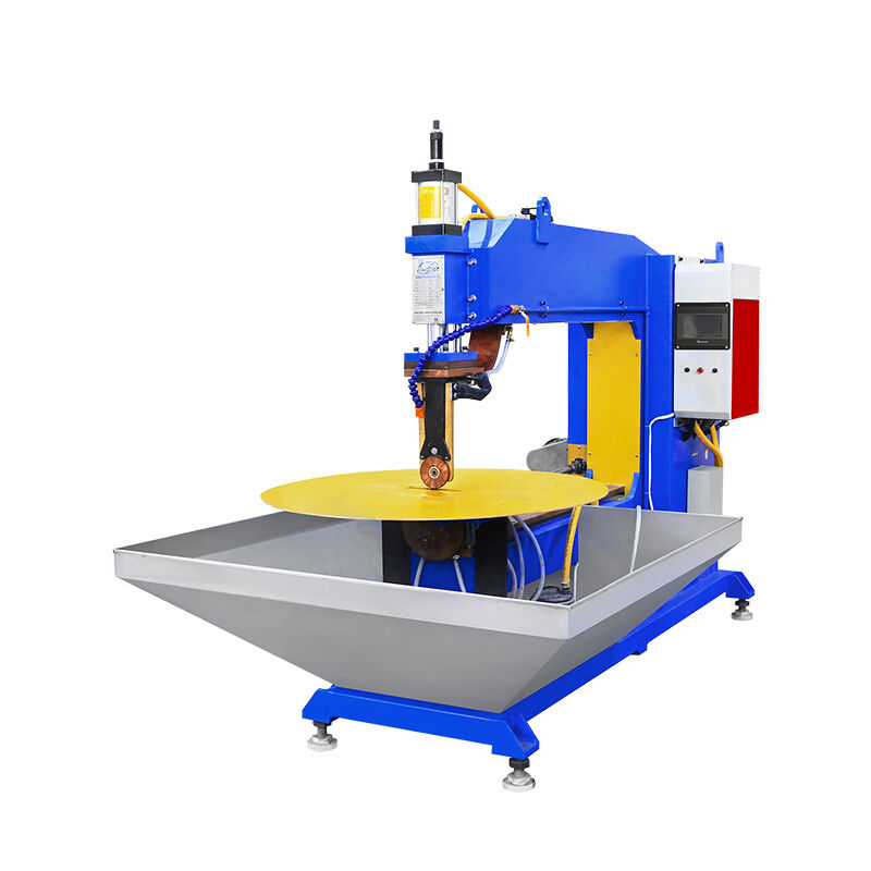 CNC X Y Axis Seam Welding Machine Equipped with PLC Control System Ideal for Stainless Steel Flange and Tank Cover Welding
