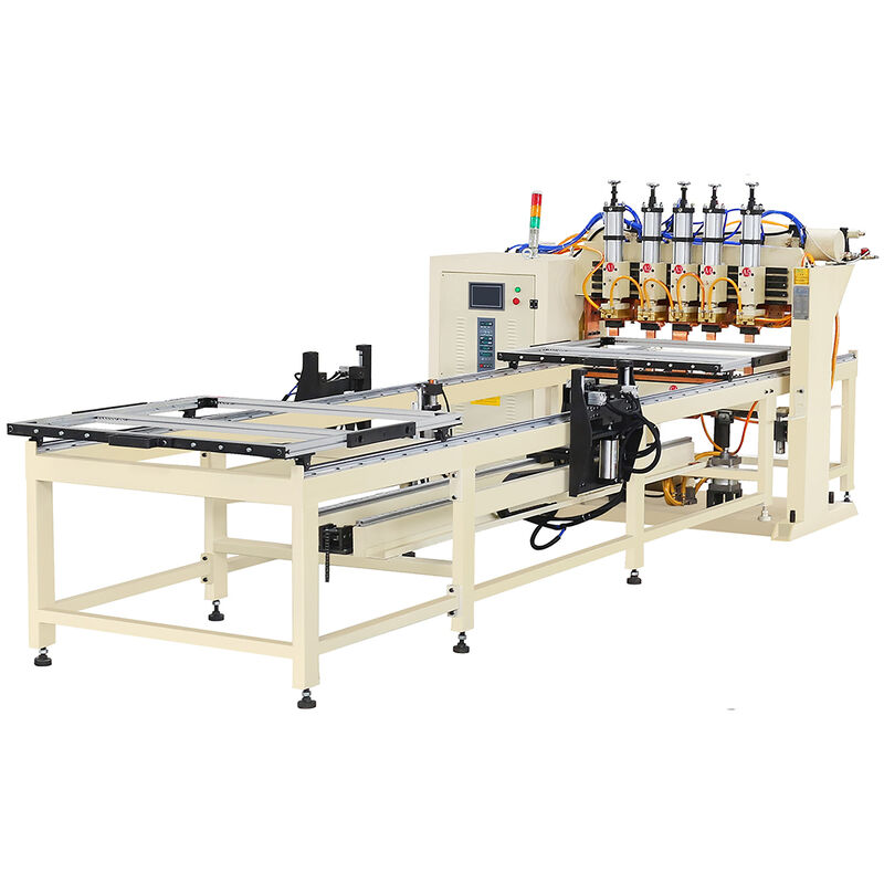 Refrigerator Wire Mesh Gantry Welding Machine with Double Layer Feeder and 10 Electrodes Automatic Feeding System