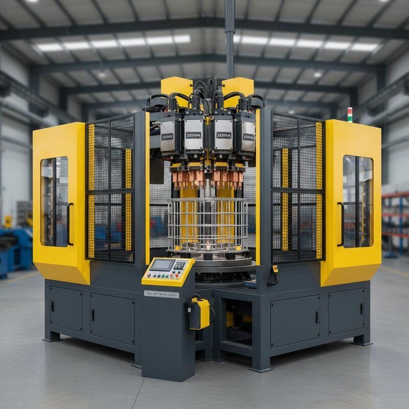IBC Tote Cage Welding Machine с защитной защитой и 225KVA X 4 силой сварки, предназначенная для тяжелых задач сварки
